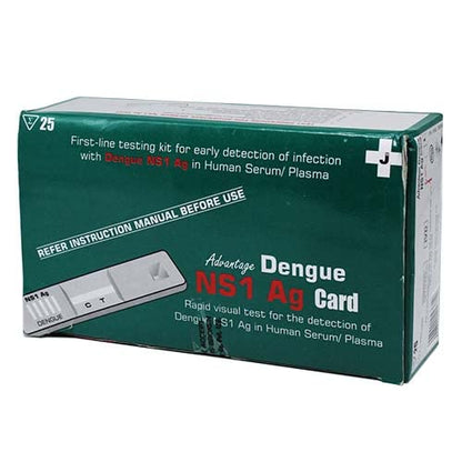 J.Mitra Advantage Ns1 Ag Dengue Rapid Card - Pack of 25 Tests (IR041025)