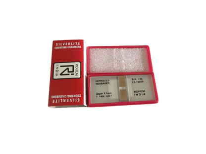 Rohem Silverline Neubauer Counting Chamber - Pack of 1 Piece