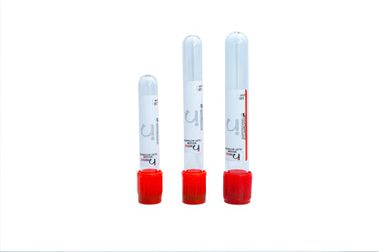 Nasmed Clot Activator Vacuum Blood Collection Tube - 2ml  Pack of 100 Tubes (NVCL2)