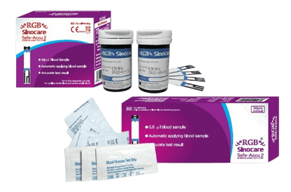 RGB Safe-Accu 2 Glucometer Strip - Pack of 50 Pieces