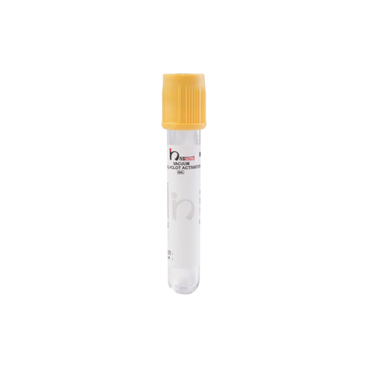 Nasmed Gel + Clot Activator Vacuum Blood Collection Tube - 3ml  Pack of 100 Tubes (NVGC3)